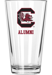 South Carolina Gamecocks Alumni 16 oz Pint Glass - White