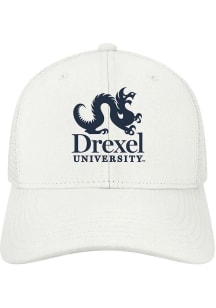 Drexel Dragons Mid-Pro Snap trucker Adjustable Hat - White