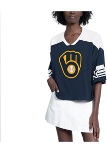 Milwaukee Brewers Womens Starter Dream Team Fashion Baseball Jersey - White