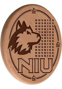 Northern Illinois Huskies Laser Engraved Sign - Brown