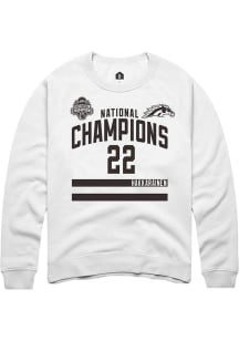 Iiro Hakkarainen Western Michigan Broncos Mens White NIL 2025 National Champions Shirzee Player Cr..