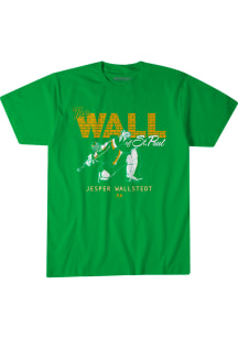 Jesper Wallstedt Minnesota Wild Kelly Green The Wall of St. Paul Short Sleeve Fashion Player T Shi..