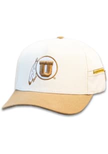 Woodn Grail Utah Utes Jobsite Adjustable Hat - Cream