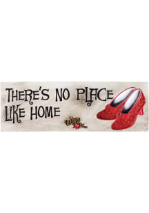Wizard of Oz Theres No Place Like Home Sign - Red