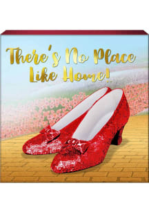 Wizard of Oz 6X6 Theres No Place Like Home Sign - Yellow