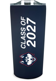 UConn Huskies 18oz Class of 2027 Soft Touch Stainless Steel Tumbler - Navy Blue