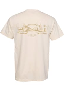 Summit Sportswear Purdue Boilermakers Womens Ivory Alumni Short Sleeve T-Shirt