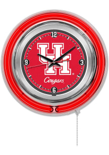 Houston Cougars Double Neon Wall Clock