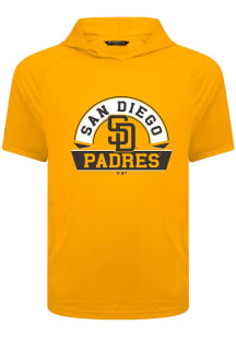 Levelwear San Diego Padres Gold Phase Banner Arch Short Sleeve Hoods