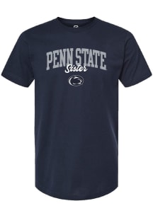 Summit Sportswear Penn State Nittany Lions Womens Navy Blue Sister Short Sleeve T-Shirt