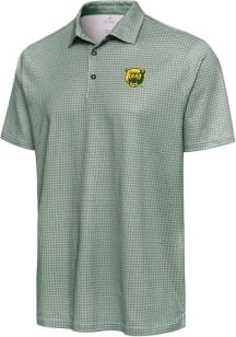Antigua Baylor Bears Mens Green Breeze Short Sleeve Polo