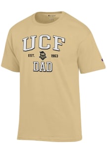 Champion UCF Knights Gold Est Date Dad Jersey Short Sleeve T Shirt