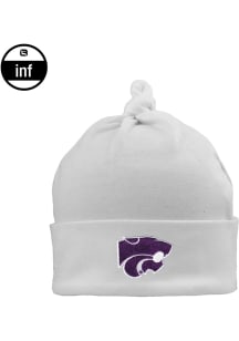 LogoFit K-State Wildcats Mya Baby Knit Hat - White