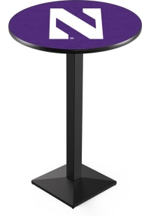 Northwestern Wildcats Square Base Pub Table