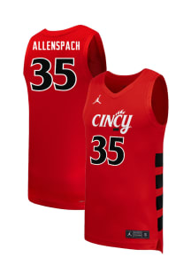 Riley Allenspach  Nike Cincinnati Bearcats Red NIL Name And Number Jersey