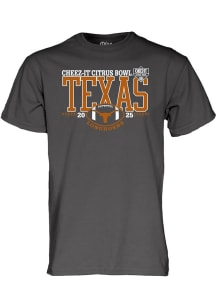 Blue 84 Texas Longhorns Charcoal 2025 Citrus Bowl Short Sleeve T Shirt