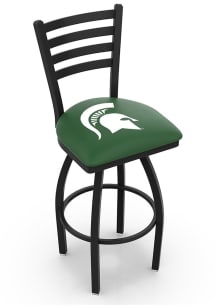 Michigan State Spartans High Back Swivel Pub Stool - Black