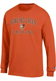Champion Bowling Green Falcons Orange Primary Class of 2028 Jersey Long Sleeve T Shirt
