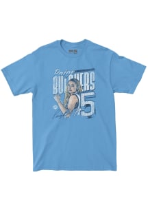 Paige Bueckers UConn Huskies Light Blue Women's Basketball Illustration Short Sleeve Fashion Playe..
