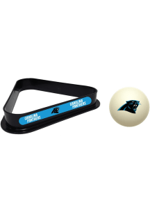Carolina Panthers Cue Ball and Rack Billiard Ball Rack