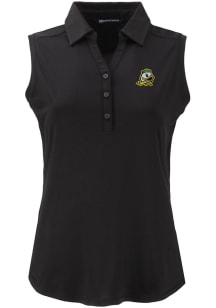 Cutter and Buck Oregon Ducks Womens Black Forge Eco Polo Shirt