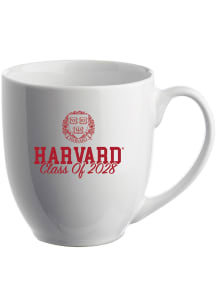 Harvard Crimson 16oz Class of 2028 Glossy Bistro Ceramic Mug - Maroon