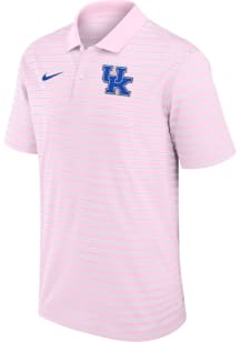 Nike Kentucky Wildcats Mens Pink Victory Primetime Short Sleeve Polo