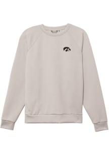 Iowa Hawkeyes Mens Grey Monterey Long Sleeve Crew Sweatshirt