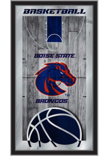 Boise State Broncos Basketball Hanging Back Bar Mirror