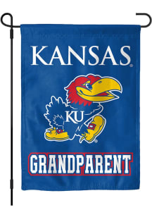 Kansas Jayhawks Grandparent Garden Flag - Blue