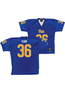 Emory Fluhr   Pitt Panthers Blue NIL Blue Football Jersey