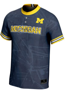 ProSphere Michigan Wolverines Youth Blue Vigor Design Jersey