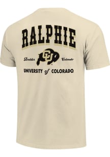 Colorado Buffaloes Ivory Drawn Ralphie Short Sleeve T Shirt