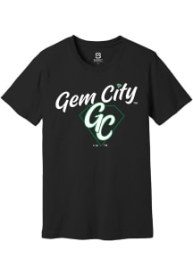 Summit Sportswear Dayton Dragons Black Gem City Theme Night 2025 Short Sleeve T Shirt