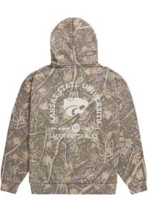Uscape K-State Wildcats Mens Natural Back Bay Camo Long Sleeve Hoodie