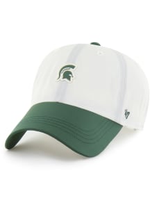 47 Michigan State Spartans Modernia Clean Up Adjustable Hat - White