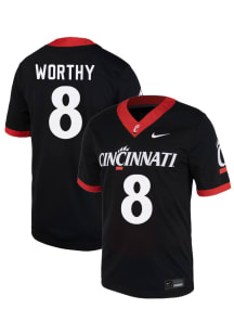 Kenny Worthy  Nike Cincinnati Bearcats Black NIL Name And Number Football Jersey