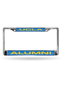 UCLA Bruins Alumni Chrome License Plate Frame - Silver