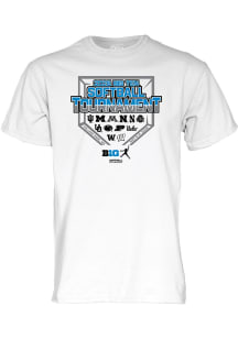 Blue 84 Big Ten White 2026 Big Ten Softball Tournament All Team Short Sleeve T Shirt