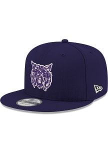 New Era K-State Wildcats Purple Mascot 9FIFTY Mens Snapback Hat