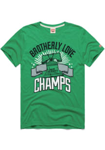 Homage Philadelphia Eagles Kelly Green Brotherly Love Short Sleeve Fashion T Shirt