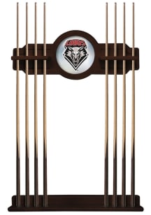 New Mexico Lobos Solid Wood Cue Rack Pool Table Accessories