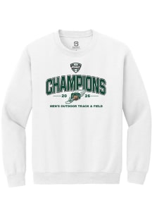 Summit Sportswear Ohio Bobcats Mens White MAC 2026 Men's Outdoor Track & Field Champions Long Slee..