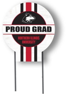 Northern Illinois Huskies KH Sports Fan 20x20 Circle Yard Sign with Stakes Proud Grad Yard Sign -..