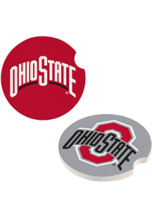 Ohio State Buckeyes 2Pk Car Coaster - Red
