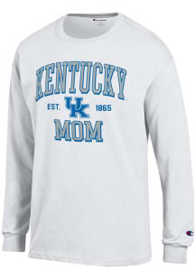 Champion Kentucky Wildcats White EST Date Mom Jersey Long Sleeve T Shirt