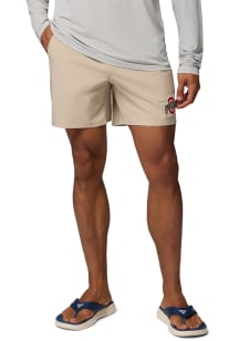 Columbia Ohio State Buckeyes Mens White Terminal Roamer Stretch Shorts