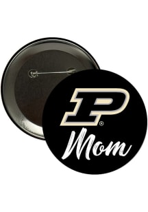 Purdue Boilermakers 3" Mom Button - Black