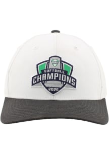 Zephyr Akron Zips 2026 MAC Softball Tournament Champions Basis Adjustable Hat - White