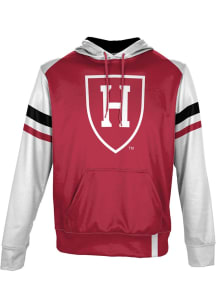 ProSphere Harvard Crimson Mens Crimson Old School Long Sleeve Hoodie